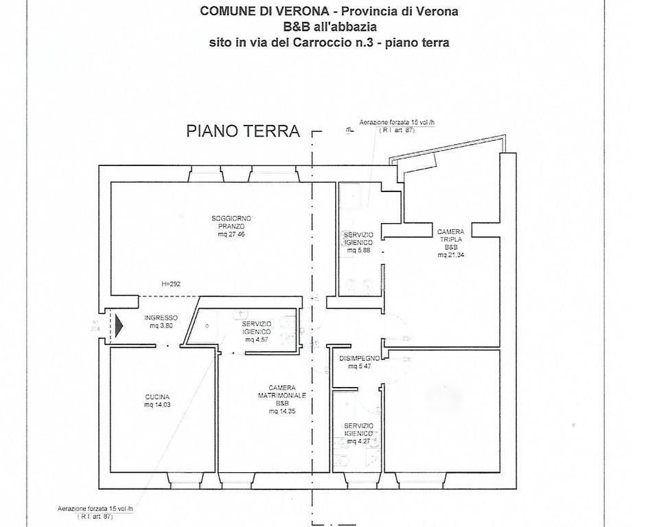 All'Abbazia Verona Ngoại thất bức ảnh